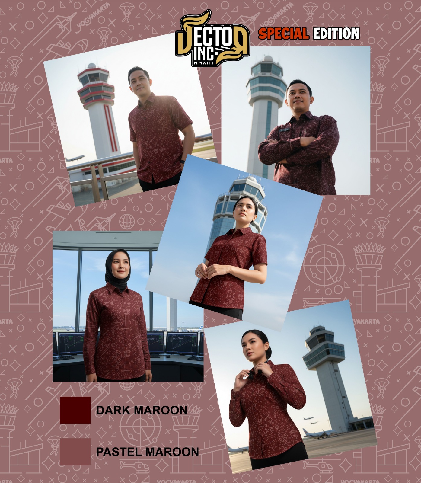 Kemeja Motif DPC Yogyakarta